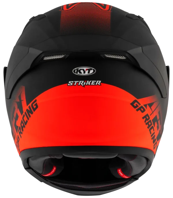 KYT Striker SV AF37 REP Livery Matt Black Red Helmet - Image 9