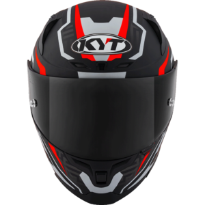 KYT Striker Matt Black Red Helmet