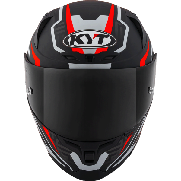 KYT Striker Matt Black Red Helmet