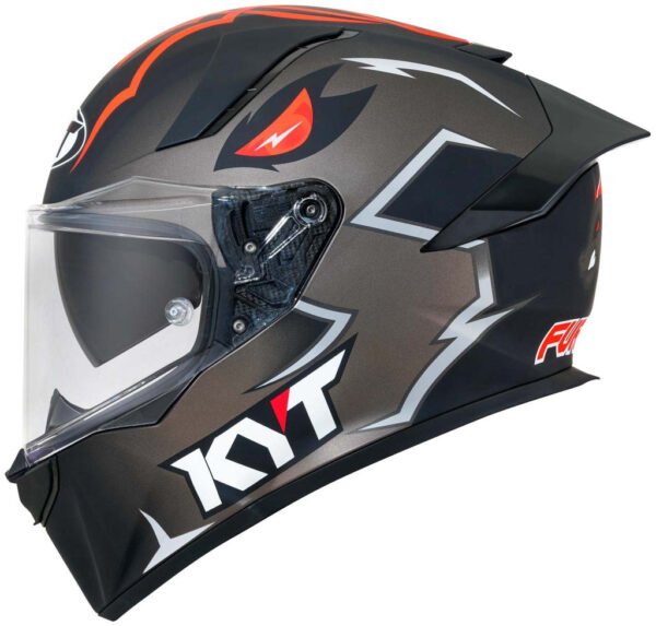 KYT R2R Pro Fury 29 Matt Helmet - Image 3