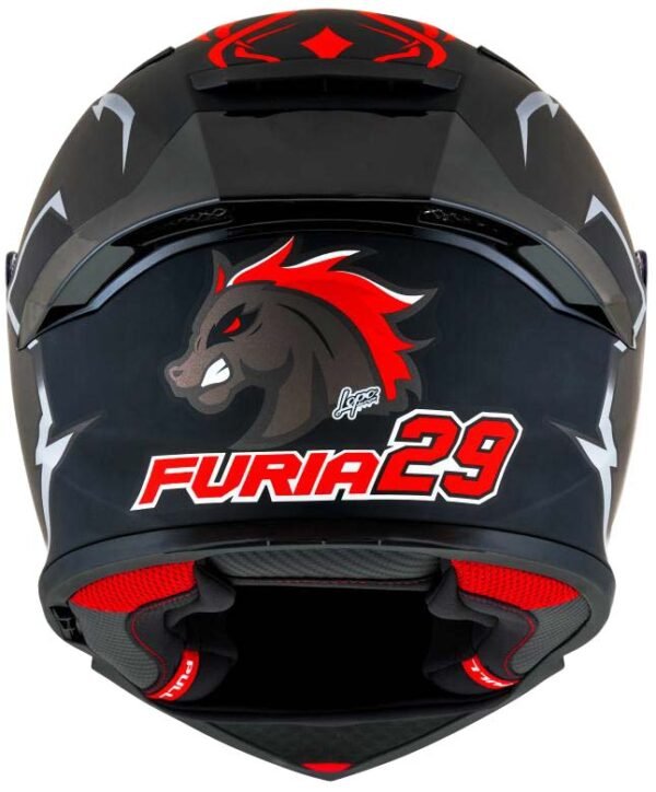 KYT R2R Pro Fury 29 Matt Helmet - Image 2
