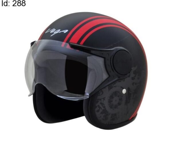 VEGA JET OLD SCHOOL W/VISOR DULL - Image 2