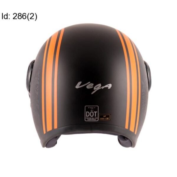 VEGA JET OLD SCHOOL W/VISOR DULL HELMET - Image 5