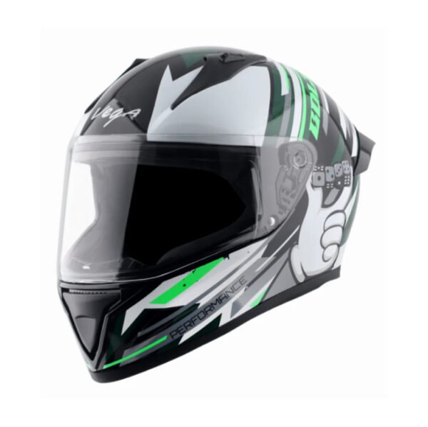 Vega Bolt Dice Black White - Image 2
