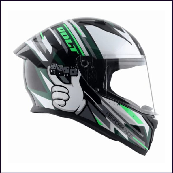 Vega Bolt Dice Black White - Image 3