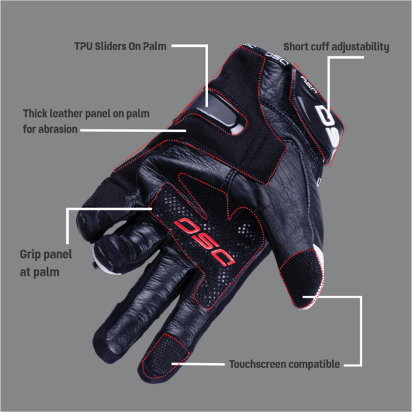 DSG CARBON X V1 RIDING GLOVE - Image 4