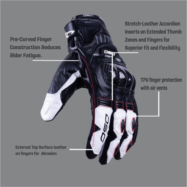DSG CARBON X V1 RIDING GLOVE - Image 7