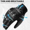 Madbike black Gloves - Image 5