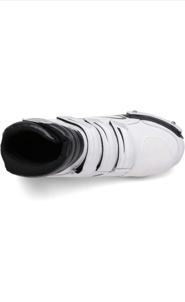 Men's Motorcycle Shoes High-Top Casual Reinforced Riding Shoes Breathable Comfortable Anti-Slip Boots - Image 3