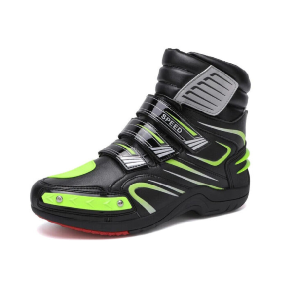 Professional Non-Slip Motorcycle Boots Men's High Top Comfortable Riding Shoes