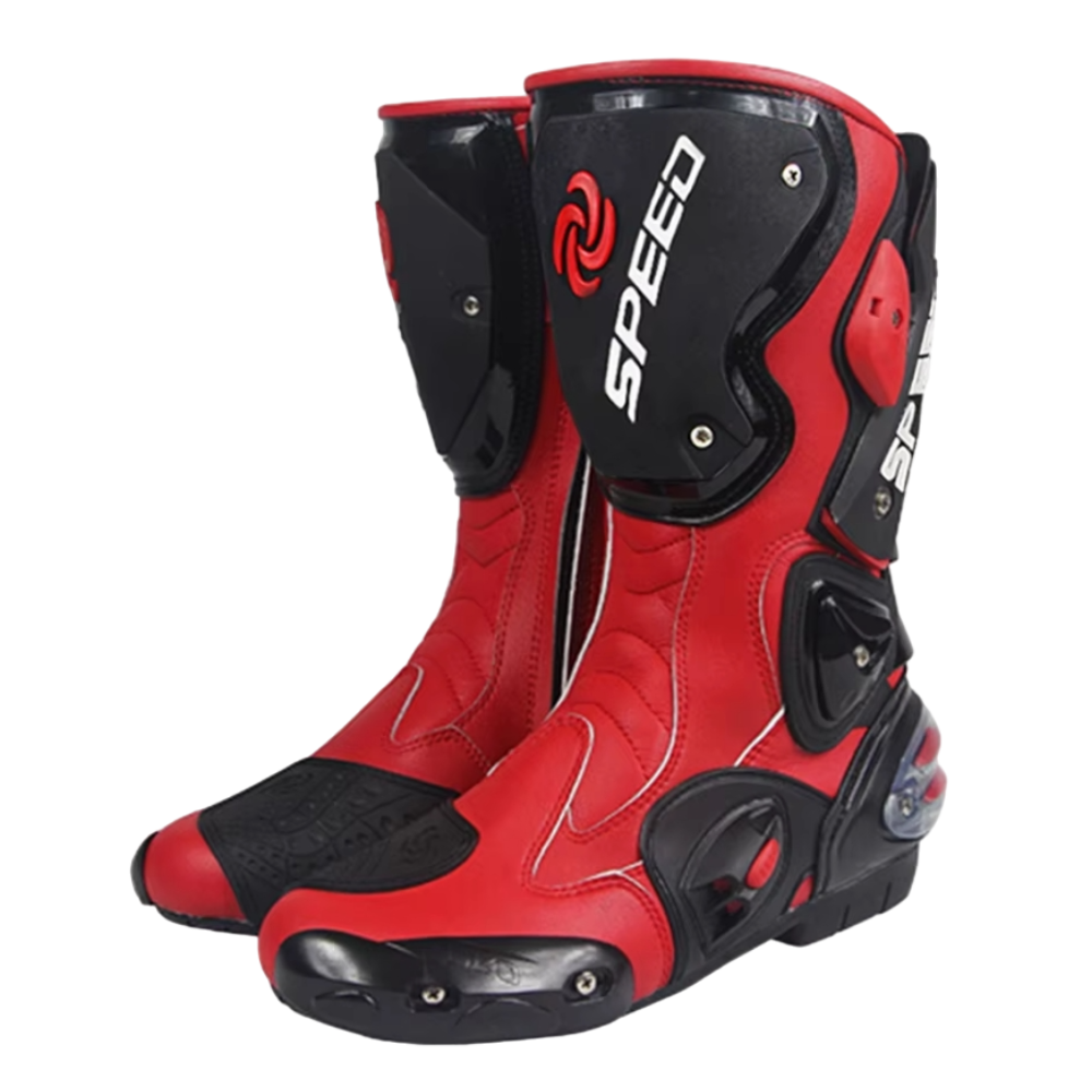 1Storm Men’s Motorcycle Motocross Boots MX ATV Dirt Bike Rider Long High Racing MBM006