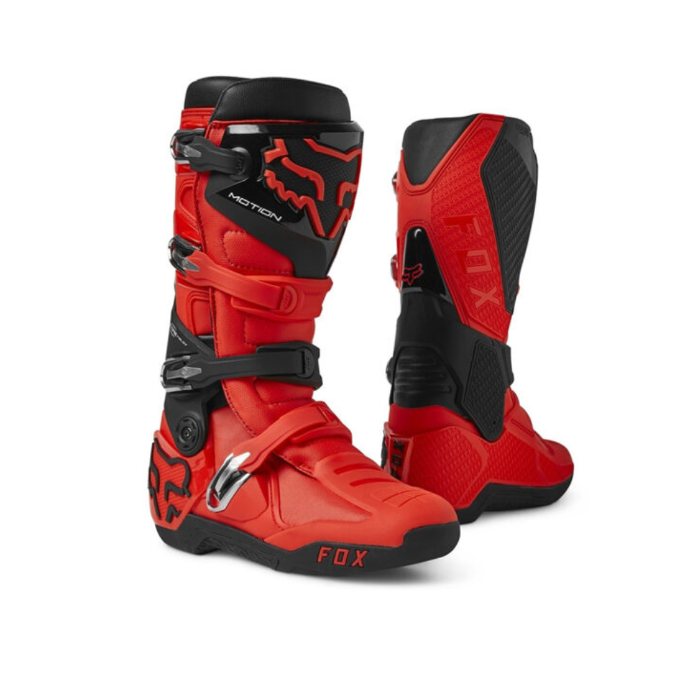 FOX MOTION RED FLUO BOOTS