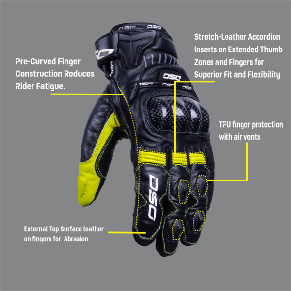 DSG RACE PRO V1 RIDING GLOVE - Image 5