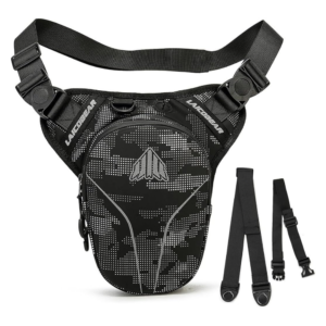 Leg Bag Motorcycle Waterproof Motorcycle Fanny Pack Motorbike Motocross Biker Leg Bag Hard Shell Racing Moto Waist Bag Motorbike Leg Bag