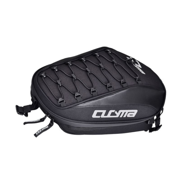 Cnamid5 Motorcycle Tail Seat Bag, Waterproof Luggage Bag, Back Storage Bag, Motorbike Saddle Bags, Multifunctional Backpack, Dual Use Waterproof Rear Seat Bag 20L