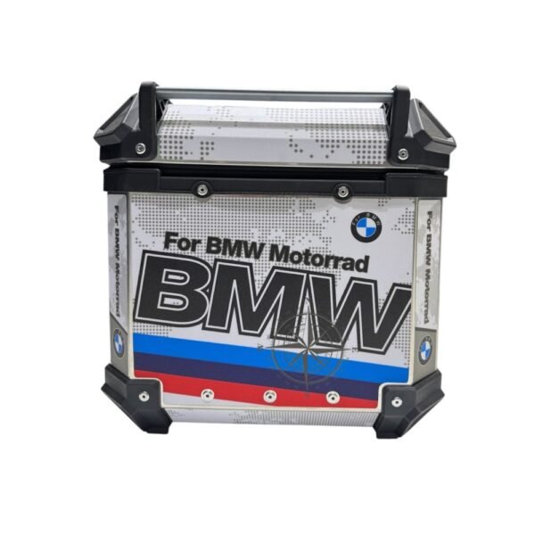 45L TOP BOX ALUMINIUM WITH STICKER - Image 2