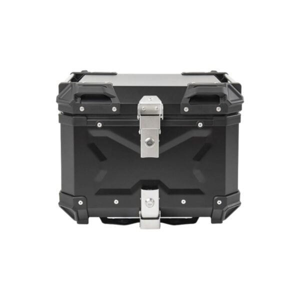ALUMINIUM 55L BLACK TOP BOX