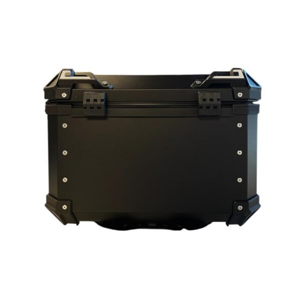 ALUMINIUM TOP BOX 55L BLACK WITH REFLECTIVE STRIPS - Image 4