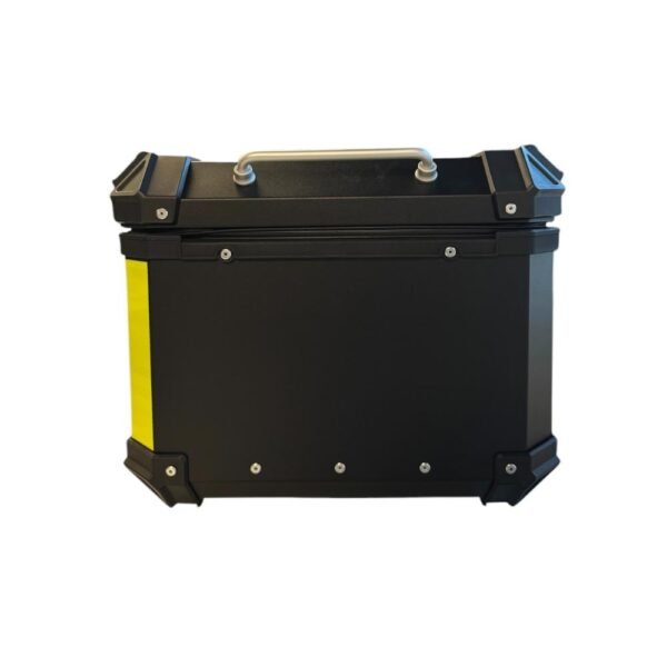 ALUMINIUM TOP BOX 55L BLACK WITH REFLECTIVE STRIPS - Image 3