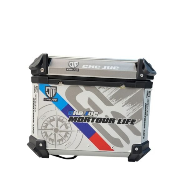 ALUMINIUM TOP BOX 55L GREY WITH STICKER - Image 3