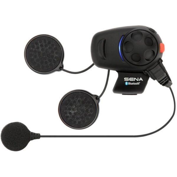 SENA SMH5 Bluetooth Headset & Intercom for Scooters and Motorcycles with Universal Microphone Kit - Image 3