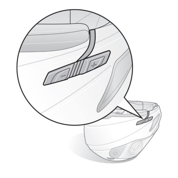 Sena 3S Plus Universal Motorcycle Bluetooth Headset - Image 3