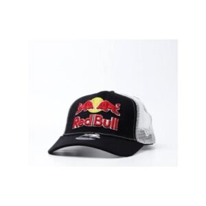BLACK RED BULL CAP