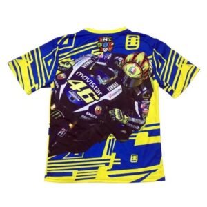 THE DOCTOR VR/46 PRINTED HALF SEELVES T-SHIRT