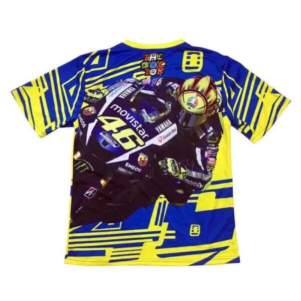 THE DOCTOR VR/46 PRINTED HALF SEELVES T-SHIRT