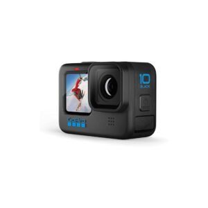 GoPro HERO10 Black - Waterproof Action Camera with Front LCD and Touch Rear Screens, 5.3K60 Ultra HD Video, Optical 1X and Digital 4X 23MP Photos (1 Year INTL Warranty + 1 Year in Warranty)