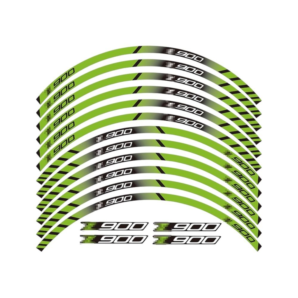 Motorcycle Rim decals strips for Kawasaki Z900