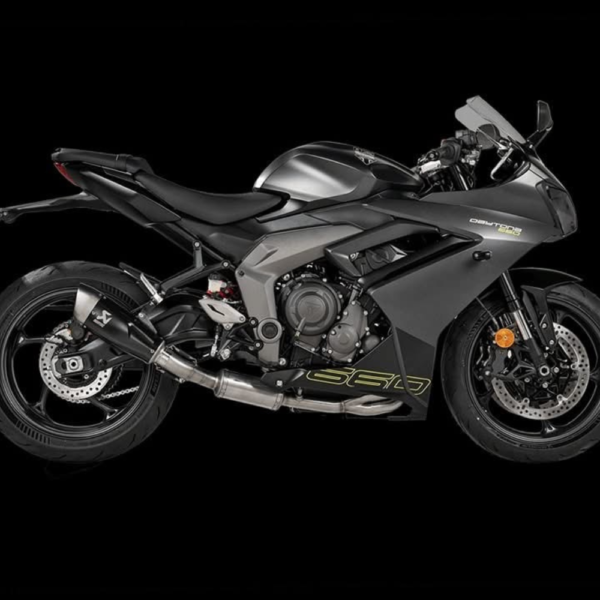 DAYTONA 660 FULL SYSTEM AKRAPOVIC BLACK EXHAUST - Image 4