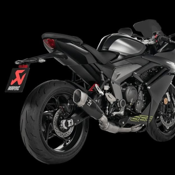 DAYTONA 660 FULL SYSTEM AKRAPOVIC BLACK EXHAUST - Image 3
