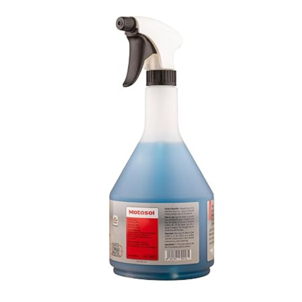 Motosol Motorcycle Cleaner 1Ltr | Shampoo Waterless Spray | Effective Dirt Removal | Bike Washing Liquid | Cleans Tough Stain | Ideal for Matte, Fibre, Plastic & Glossy Finish - Image 2