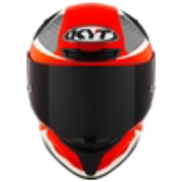 KYT TT REVO BLACK RED - Image 3