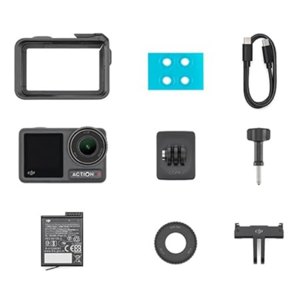 DJI Osmo Action 4 Standard Combo - 4K/120Fps Waterproof Action Digital Camera with A 1/1.3-Inch Sensor, 10-Bit & D-Log M Color Performance, Outdoor Digital Camera for Travel, Biking - Image 3