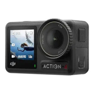 DJI Osmo Action 4 Standard Combo - 4K/120Fps Waterproof Action Digital Camera with A 1/1.3-Inch Sensor, 10-Bit & D-Log M Color Performance, Outdoor Digital Camera for Travel, Biking