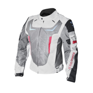 RT-33 FUSION RIDING JACKET WHITE/GREY