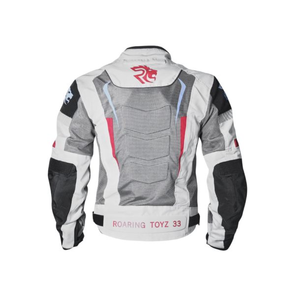 RT-33 FUSION RIDING JACKET WHITE/GREY - Image 3