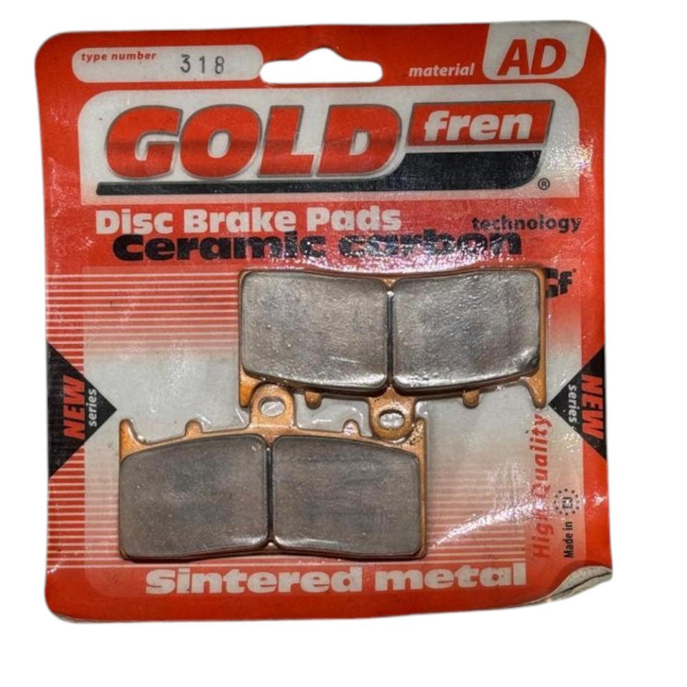 GOLD FERN BREAK PADS 318 CEREMIC