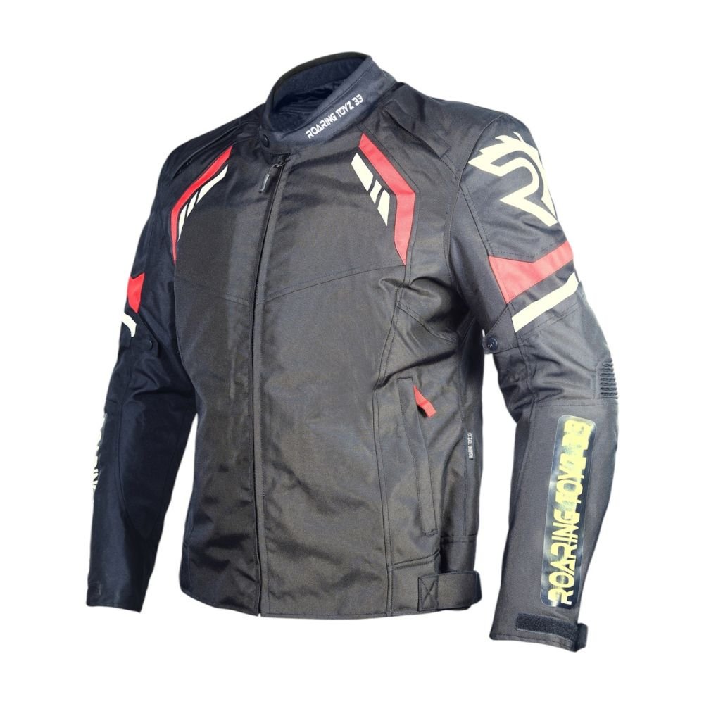 RT-33 DRIGGER RIDING JACKET BLACK/WHITE/RED