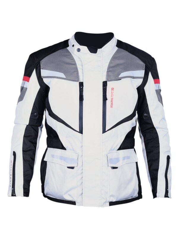 RIDGEWAY TOURING JACKET BLACK/GREY/RED - Image 4