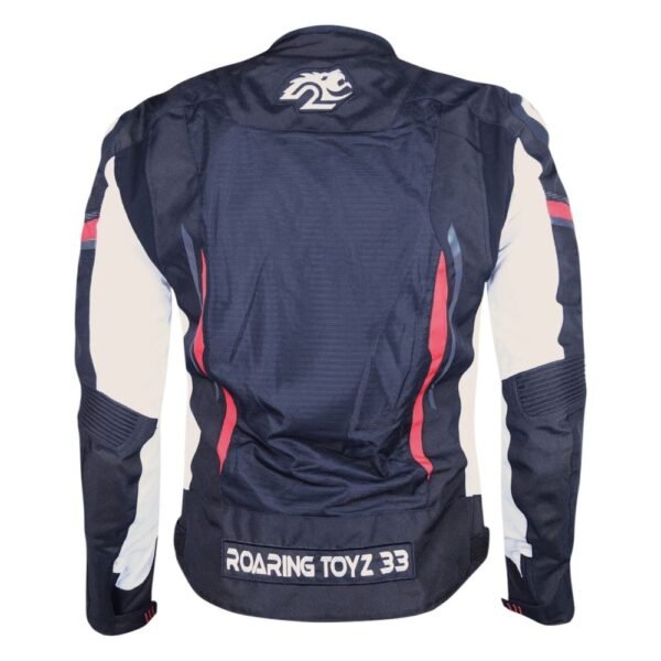 RT-33 VOYAGER RIDING JACKET BLACK/WHITE/RED - Image 4
