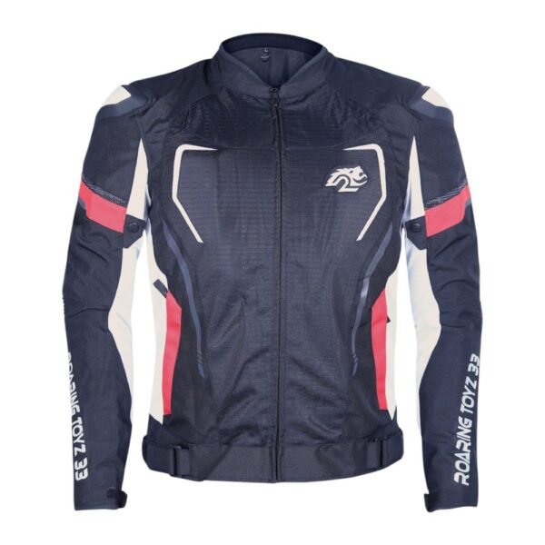 RT-33 VOYAGER RIDING JACKET BLACK/WHITE/RED - Image 2