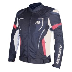 RT-33 VOYAGER RIDING JACKET BLACK/WHITE/RED