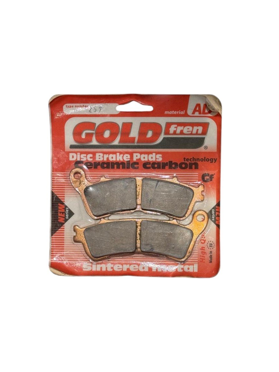 GOLD FERN BREAK PADS 257 CEREMIC