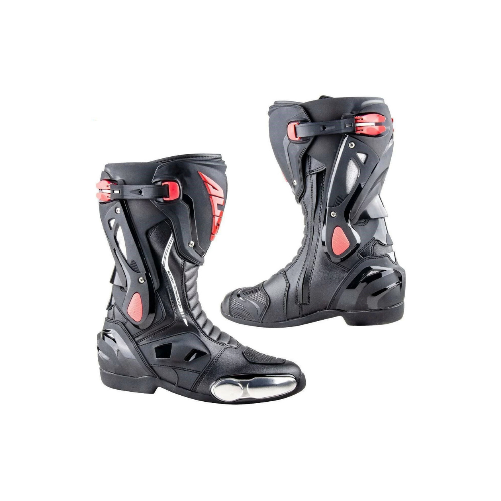 AUGI AR-1 BLACK RED RACING SHOES
