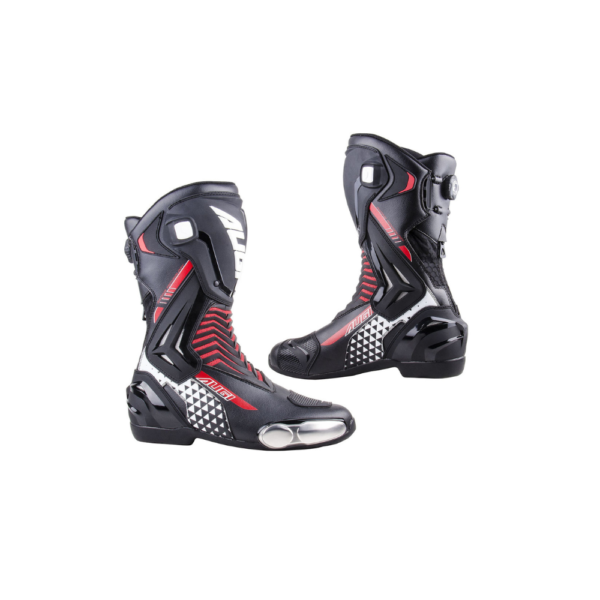 AUGI AR6 BLACK RED RACING SHOES