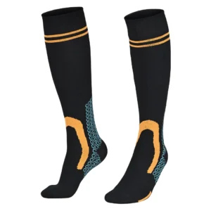 RANDY SUN – WATERPROOF SOCKS KNEE HIGH (ORANGE/BLACK)