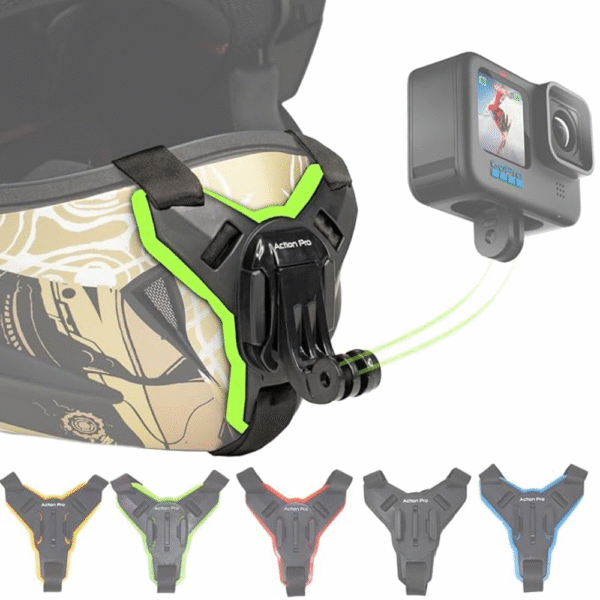 Action Pro Helmet Chin Mount (Green)